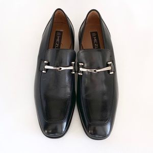 Mezlan Slip on Black Dress Shoes